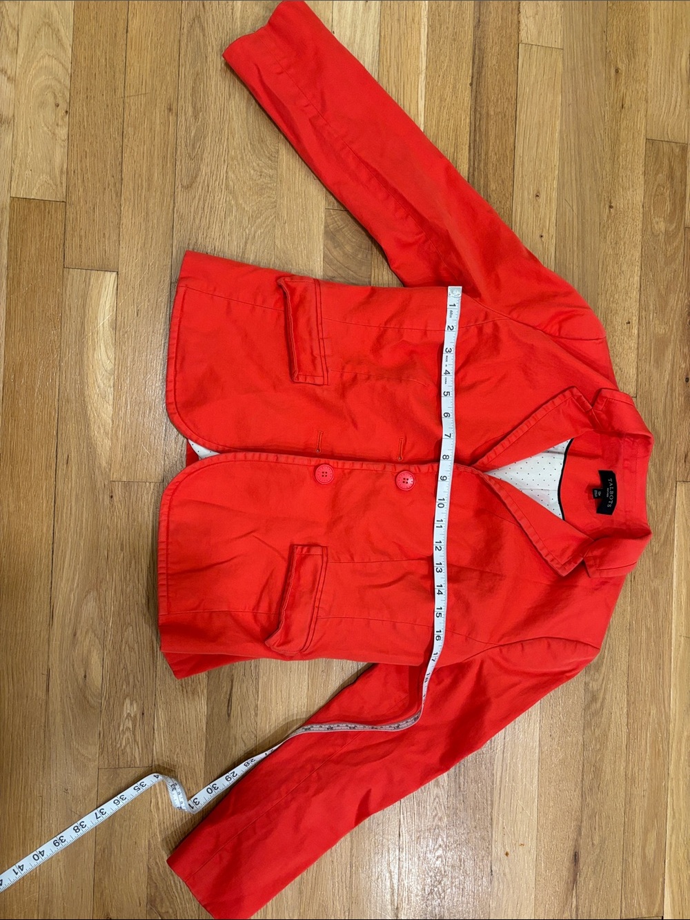 Talbots Red Women's Tailored Blazer